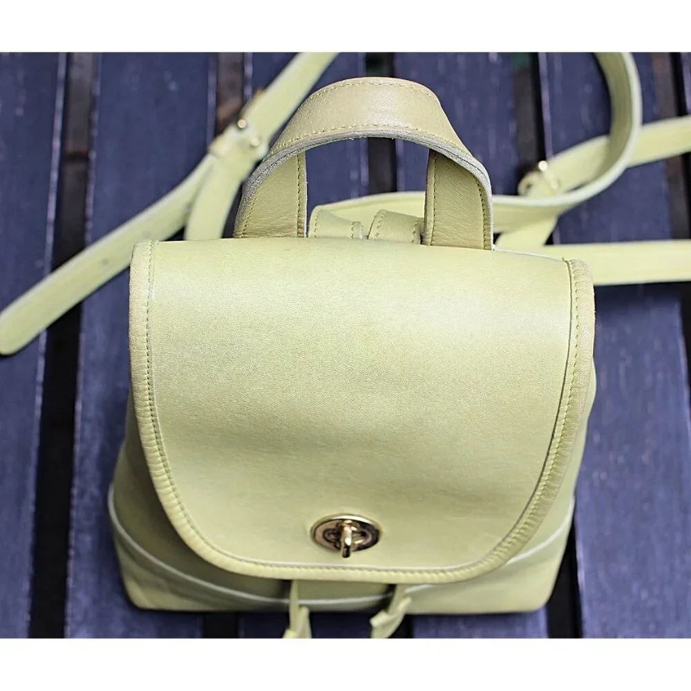 Coach Vintage - LIME Daypack Backpack 9960 - USA 1997